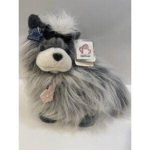 Adorable Suzy YORKSHIRE Dog Plush Animal  Vintage 1984 Applause W/Tag #3558